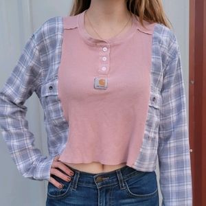 Cropped Carhartt Flannel Rework